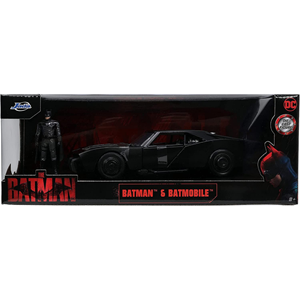 اسباب بازی ماشین فلزی بتموبیل و فیگور فلزی بتمن با مقیاس 1:24 Batman and Batmobile _ماشین اسباب بازی